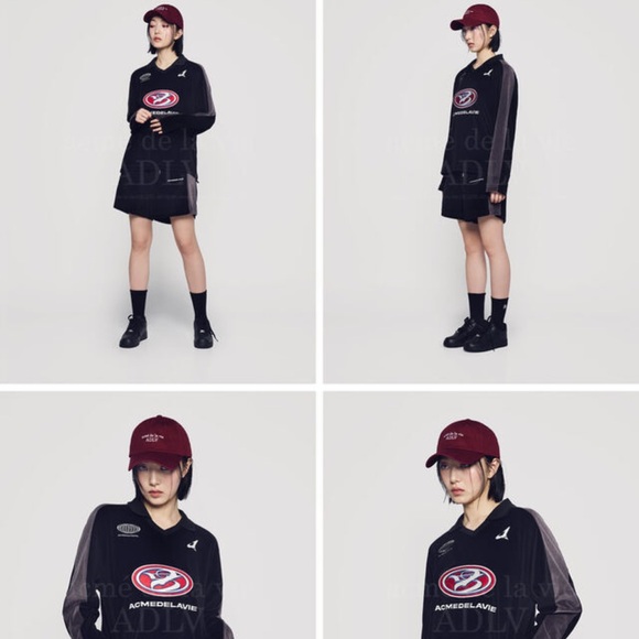 Acmé De La Vie Needlework Velour Long Sleeve - Picture 9 of 11